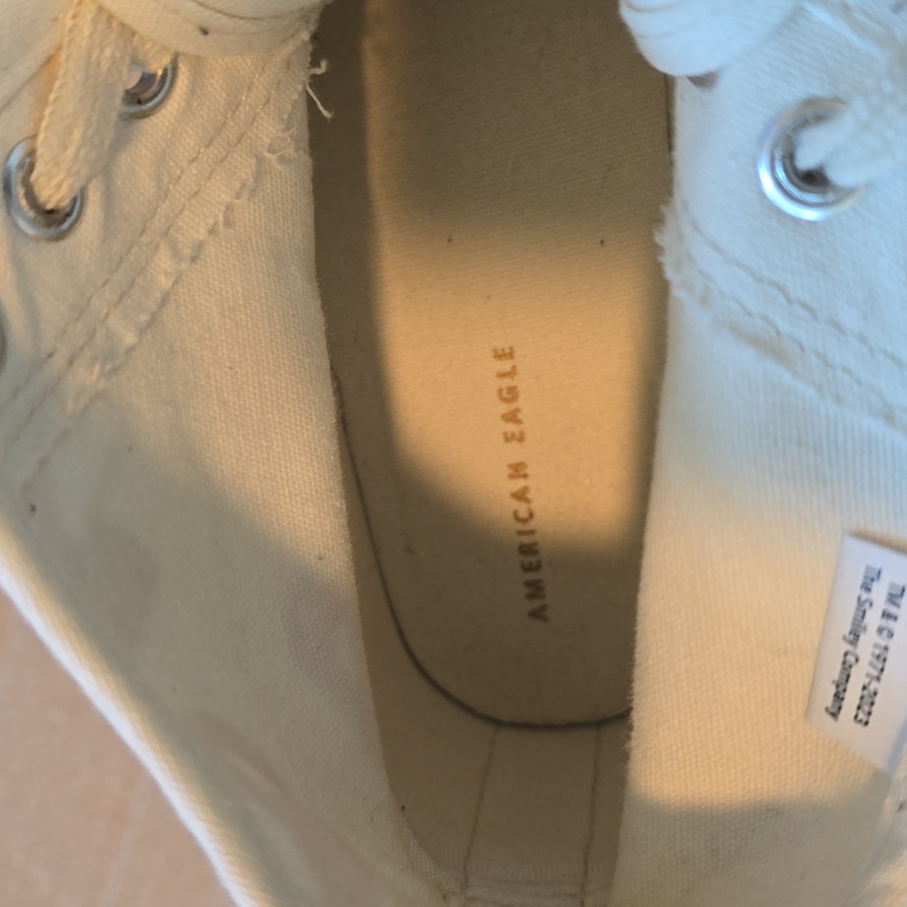 AE + The Smiley Company groovy mushroom print canvas high top sneakers-6 - Picture 9 of 10